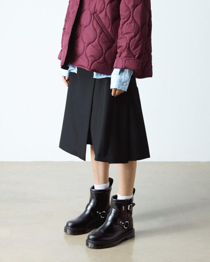 Anistone Harness Orleans Leather Biker Boots