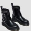 Anistone Harness Orleans Leather Biker Boots