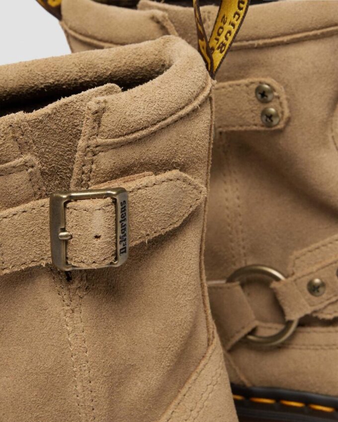 Anistone Harness Suede Biker Boots