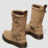 Anistone Hi Suede Biker Boots Suede Biker Boots