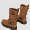 Anistone Hi Tumbled Nubuck Biker Boots