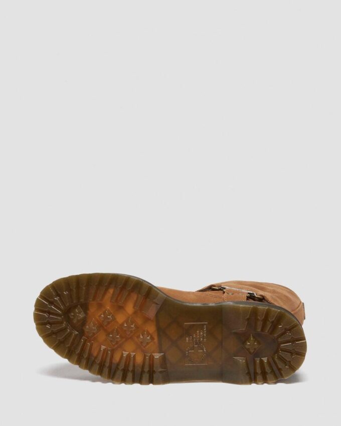Anistone Hi Tumbled Nubuck Biker Boots