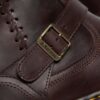 Anistone Knee High Crazy Horse Leather Biker Boots