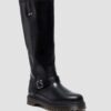 Anistone Knee High Orleans Leather Biker Boots