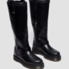 Anistone Knee High Orleans Leather Biker Boots