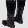 Anistone Knee High Orleans Leather Biker Boots