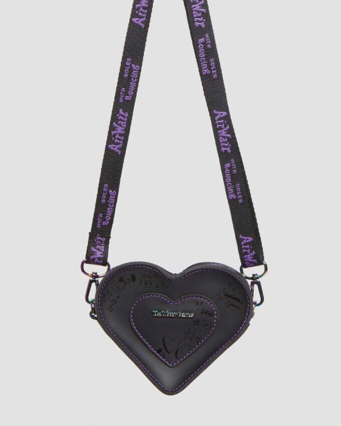 BT21 Mini Heart Shaped Leather Bag