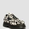 BUZZ 5-Eye Dalmatian Hair On Leather Shoes