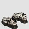 BUZZ 5-Eye Dalmatian Hair On Leather Shoes