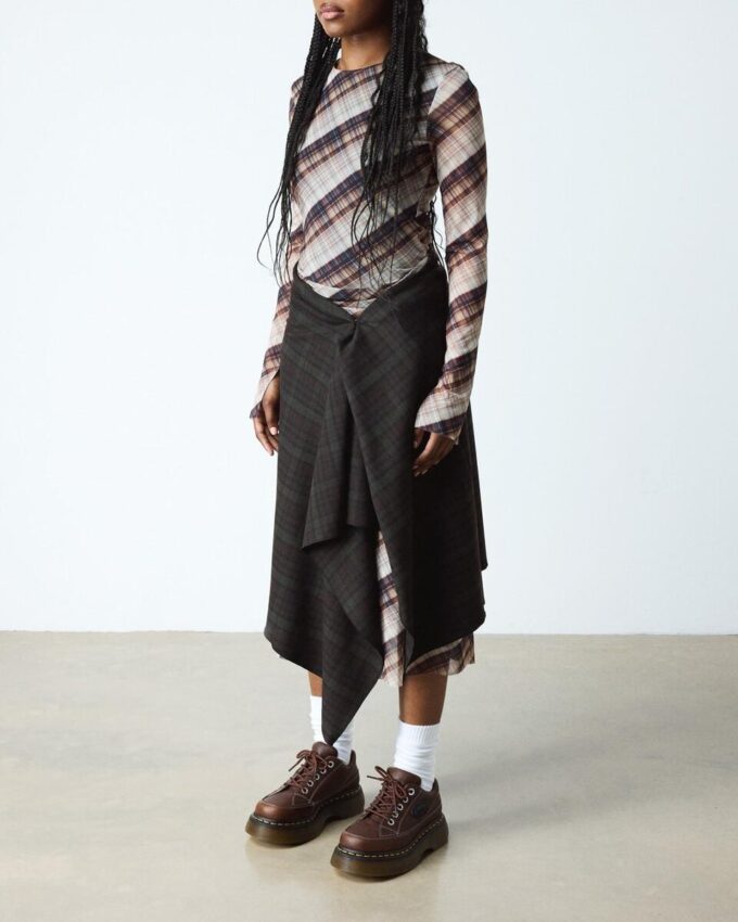 Buzz 5-Eye Grizzly Leather Shoes