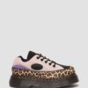 Buzz 5-Eye Leopard and Suede Shoes