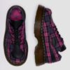 BUZZ 5-EYE Tartan & Leather Lace Up Shoes