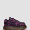 BUZZ 5-EYE Tartan & Leather Lace Up Shoes