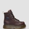 BUZZ 8-EYE Grizzly Leather Lace-Up Boots