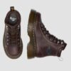 BUZZ 8-EYE Grizzly Leather Lace-Up Boots