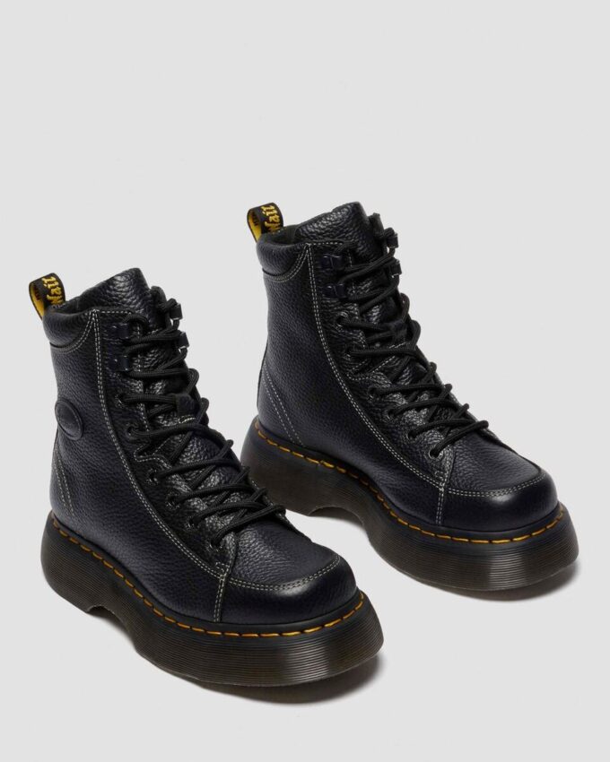 BUZZ 8-EYE Milled Nappa Leather Boots