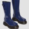 BUZZ HI Tall Distressed Patent Leather Boots