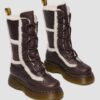Buzz Lace Up Faux Fur Lined Grizzly Leather Lace Up Boots