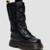 Buzz Lace Up Faux Fur Lined Milled Nappa Leather Lace Up Boots
