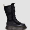 Buzz Lace Up Faux Fur Lined Milled Nappa Leather Lace Up Boots