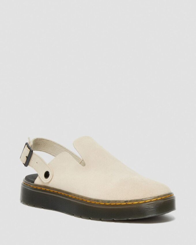 CARLSON Suede Casual Slingback Mules