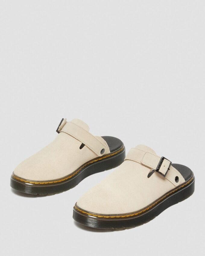 CARLSON Suede Casual Slingback Mules