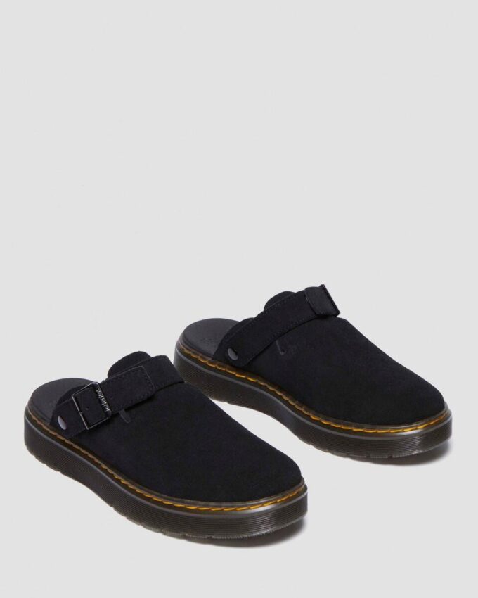 CARLSON Suede Casual Slingback Mules