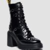 CHESNEY Studded Buttero Leather Flare Heeled Boots