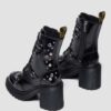 CHESNEY Studded Buttero Leather Flare Heeled Boots