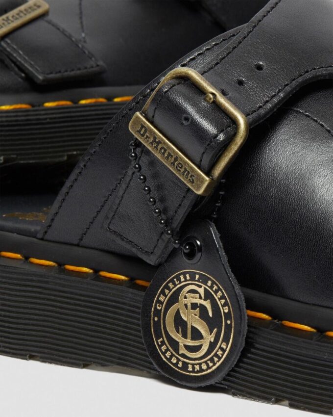 Dayne Made in England Leather Slide Sandals