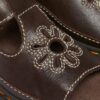 Dunnet Flower Full Grain Leather Sandals