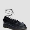 ELPHIE II FRILL Leather Ballet Flats