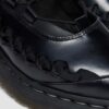 ELPHIE II FRILL Leather Ballet Flats