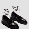 ELPHIE II Studded Buttero Leather Ballet Flats