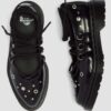 ELPHIE II Studded Buttero Leather Ballet Flats