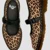 Elphie Leopard Mary Jane Shoes