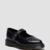 ELPHIE MJ Croc Emboss Leather Shoes