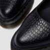 ELPHIE MJ Croc Emboss Leather Shoes