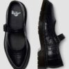 ELPHIE MJ Croc Emboss Leather Shoes