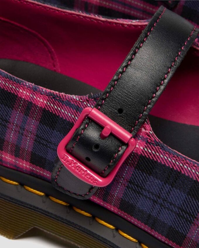 ELPHIE MJ Tartan Mary Jane Shoes