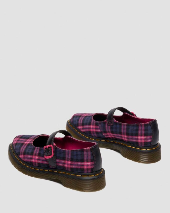 ELPHIE MJ Tartan Mary Jane Shoes