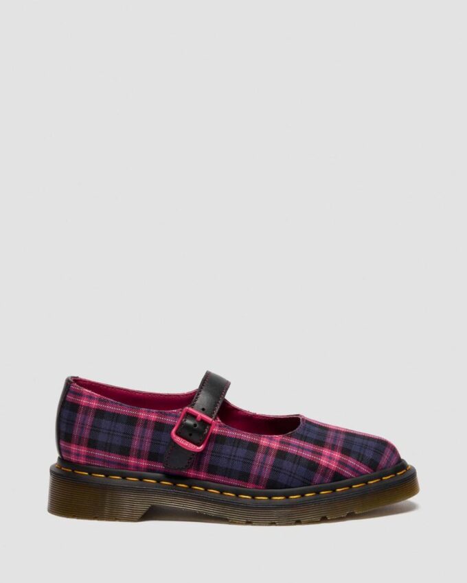 ELPHIE MJ Tartan Mary Jane Shoes