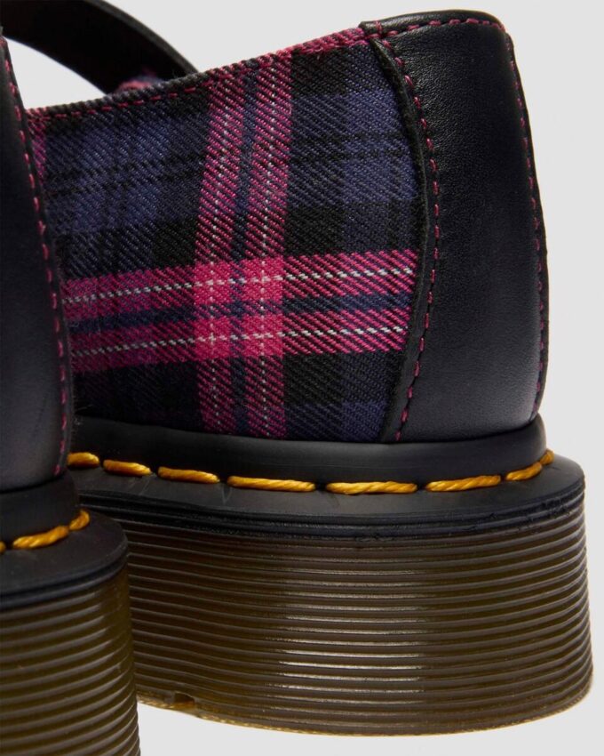 ELPHIE MJ Tartan Mary Jane Shoes