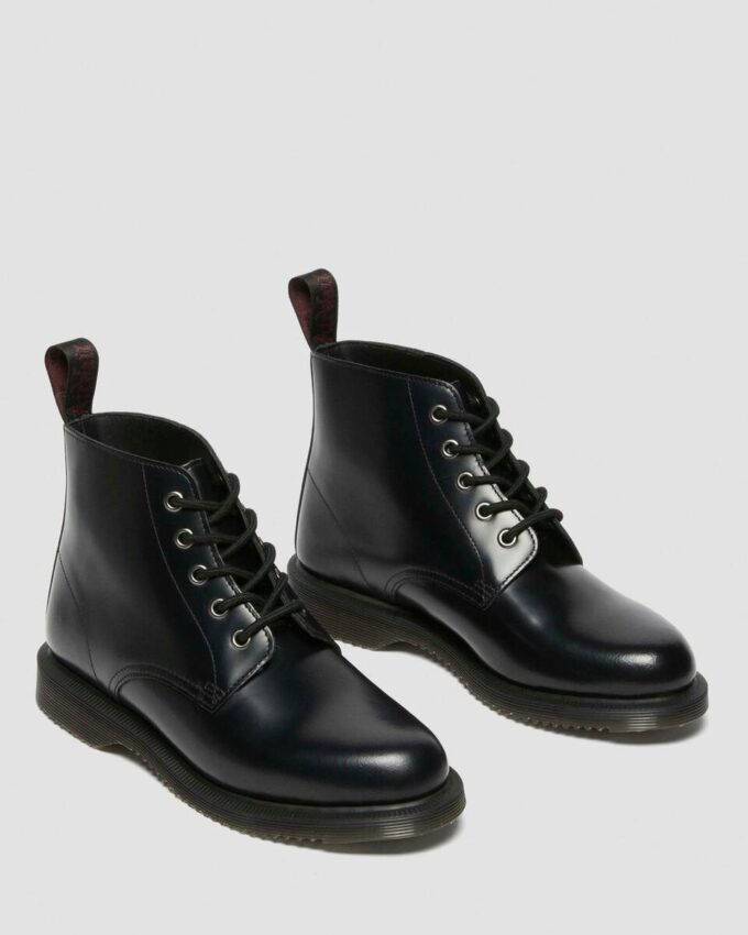 EMMELINE Smooth Lace Up Boots