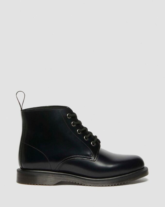 EMMELINE Smooth Lace Up Boots