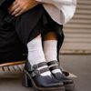Eviee Sendal Leather Heeled Shoes