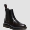 FLORA Smooth Leather Chelsea Boots