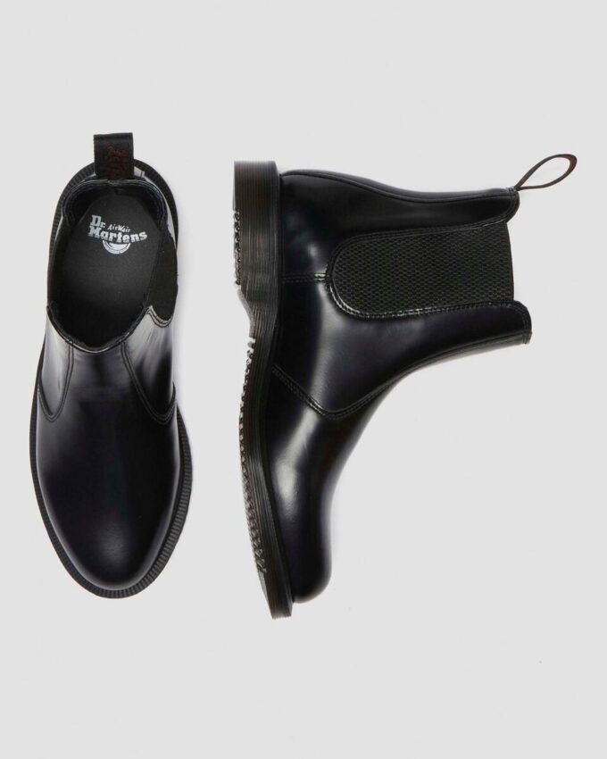 FLORA Smooth Leather Chelsea Boots