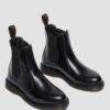FLORA Smooth Leather Chelsea Boots