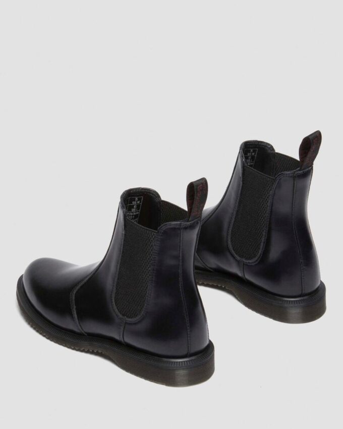 FLORA Smooth Leather Chelsea Boots